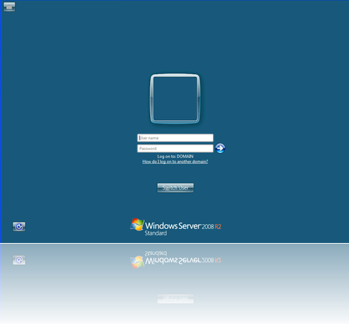 Logon screen