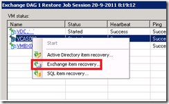 Veeam Back-up  recovery