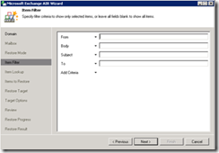 Veeam Back-up recovery pre select