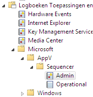 Windows Event Log Sequencer Location