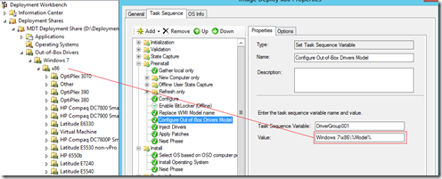 Image deploy Task Sequence MDT