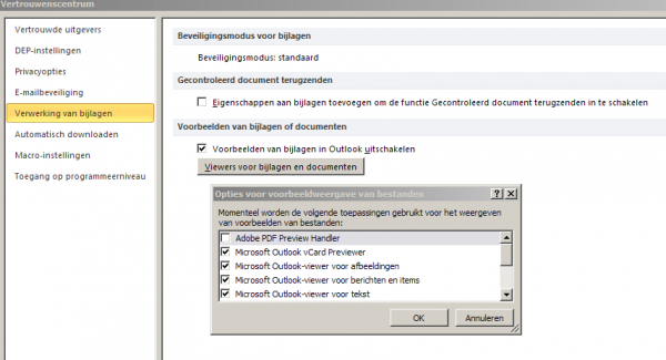 settings preview pane outlook3